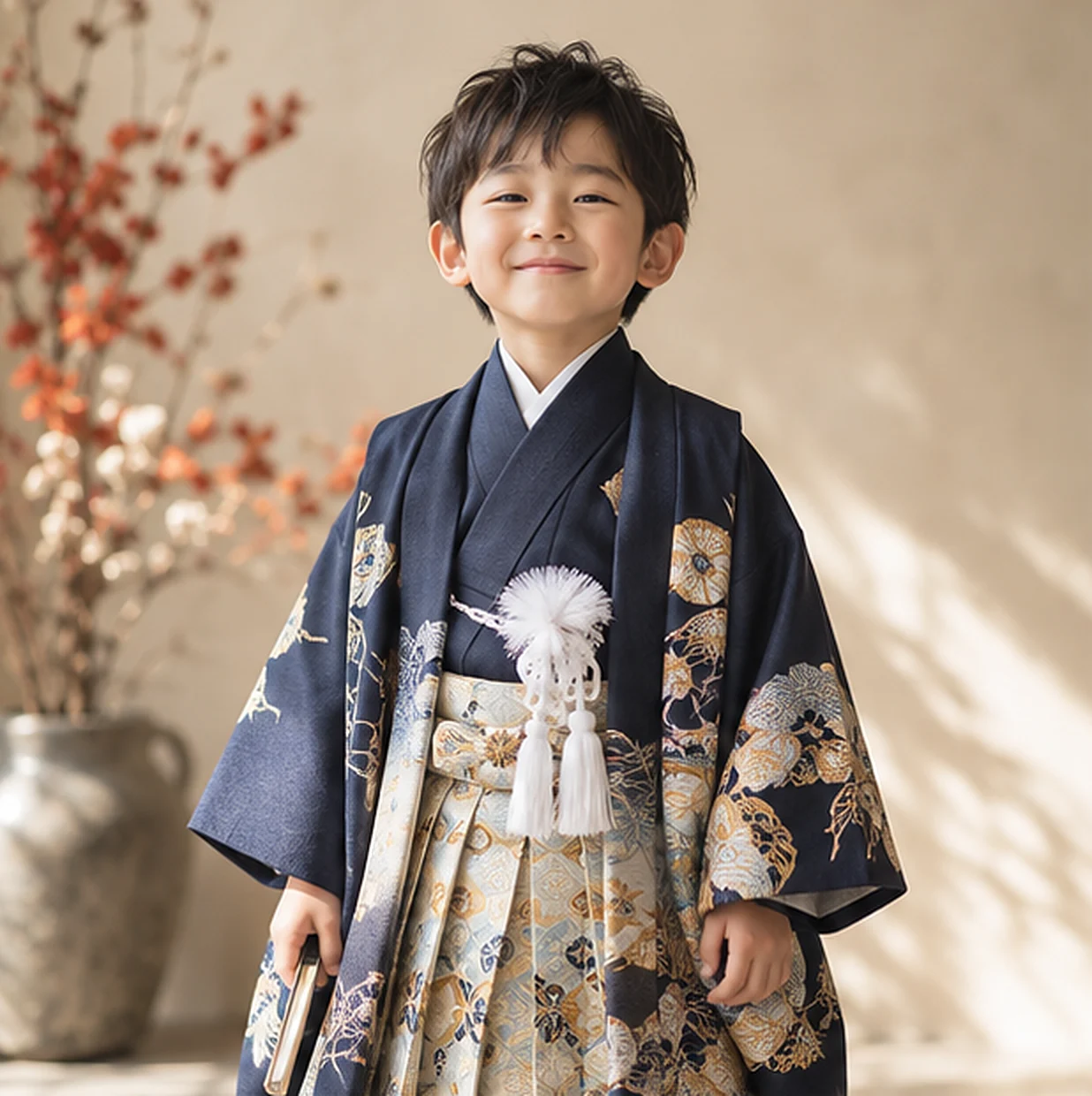 袴姿の男の子